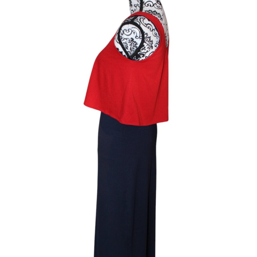 The Limited Dress Red Blue Long Maxi Sheath Size S NWT's - Picture 6 of 12